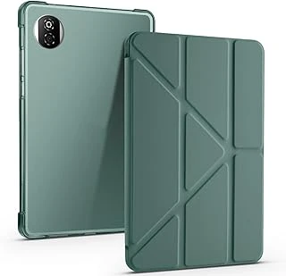 Zore Ile Uyumlu Pad X7 8.7 Kılıf Zore Tri Folding Kalem Bölmeli Standlı Kılıf Koyu Yeşil ürün görseli 1