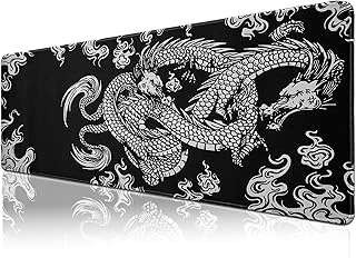 Klasse - 4 Farklı Model Dikişli Kenar 100X50 Cm Mouse Pad (Dragon Knot) ürün görseli 1