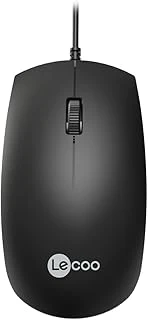 Lecoo Ms100 Usb Kablolu 1000Dpi 3 Tuşlu Optik Mouse - Pc, Mac, Dizüstü Bilgisayar Ile Uyumlu, Tak Çalıştır Kolay Bağlantı, Sağ Sol Kullanıma Uygun, Kompakt Mouse Siyah ürün görseli 1