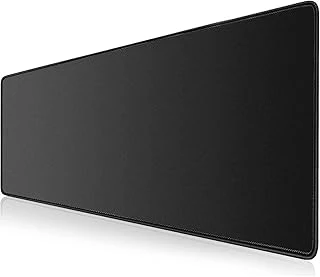 Klasse Black Edition - Dikişli Kenar 70X30, 90X40, 100X50 120X60 Cm Mouse Pad (Siyah, 90X40 Cm) ürün görseli 1