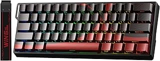 Aula Win60 He Manyetik Klavye Rapid Trigger Wing Chun Switch 8000Hz Rgb Tkl Swap Klavyesi Kırmızı ürün görseli 1