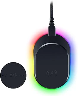 Mouse Dock Şarj Yuvası - Oyun Fareleri Için (Manyetik Kablosuz Şarj Yuvası, Hiperspeed 4K, 8 Rgb Renkli Aydınlatma Uyumlu Fareler Için Modül) Siyah ürün görseli 1