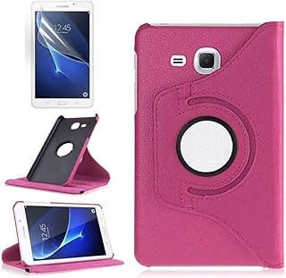 Constrain - Galaxy Tab 4 T280 Ile Uyumlu Dönebilen Standlı Kılıf-Pembe Koyu - Beyaz 1 ürün görseli 1