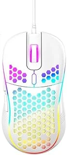 Valkyrie Rgb Led Işıklı 6 Tuşlu 7200Dpi Mouse Beyaz ürün görseli 1