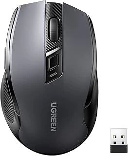 Ugreen Dizüstü Bilgisayar Kablosuz Ergonomik Sessiz Tıklama Usb Fare, Hassas Takip Bilgisayar Faresi, Gecikmesiz Duyarlı Aylık Pil Ömrü, 4000 Dpi Ayarlanabilir ürün görseli 1