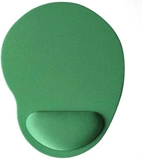 Coverzone Bilek Destekli Mouse Pad Kumaş Yüzey Kaymaz Alt Taban Kullanıcı Dostu Şık Rahat Tasarım Altlığı (Yeşil) ürün görseli 1