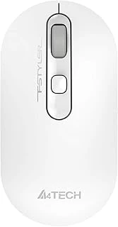 A4Tech Fg20 Fstyler 2.4Ghz Nano 2000Dpi Kablosuz Kompakt Optik Mouse, Beyaz ürün görseli 1