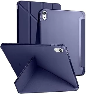 Ipad 11.Nesil A16 11Inç/10.Nesil 10.9 Inç İle Uyumlu Kalemlikli, Uyku Modlu, Mıknatıslı, Üçgen Standlı, Darbeye Dayanıklı Kaplama Akıllı Kılıf (Lacivert, Ipad 11.Nesil A16 11Inç/10.Nesil 10.9) ürün görseli 1