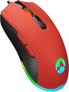 Everest Sgm-L1 Lumos Kırmızı 6400Dpi Rgb Ledli Makrolu Mouse ürün görseli 1
