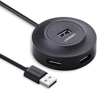 Ugreen Usb 2.0 4 Portlu Hub Çoklayıcı, Siyah ürün görseli 1
