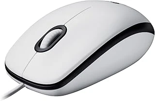M100 Usb Kablolu Mouse, Pc, Mac, Dizüstü Bilgisayar Ile Uyumlu, 1000 Dpi Optik İzleme, Sağ Sol Kullanıma Uygun, Beyaz ürün görseli 1