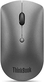 Thinkbook Bluetooth Silent Mouse, 4Y50X88824, Demir Grisi ürün görseli 1