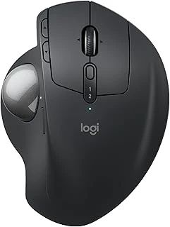 Mx Ergo S Gelişmiş Kablosuz Trackball Siyah Mouse 910-007260 ürün görseli 1