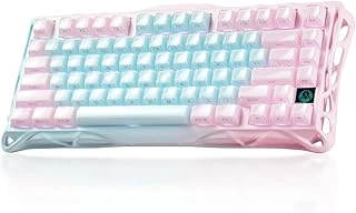 Gravastar Mercury K1 Lite %75 Oyun Klavyesi, Üç Modlu Kablosuz (2,4 Ghz/Bluetooth/Kablo), Mekanik Swap Gasket Klavye, Önceden Yağlanmış Doğrusal Anahtar, Rgb Aydınlatma – ürün görseli 1