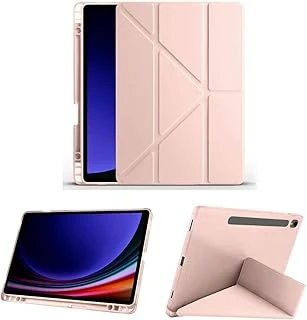 Constrain - Galaxy Tab S9 / Tab S9 Fe Ile Uyumlu Kılıf Kalem Bölmeli Standlı Yumuşak Kapak Sm-X710-Sm-X510 - Pembe ürün görseli 1