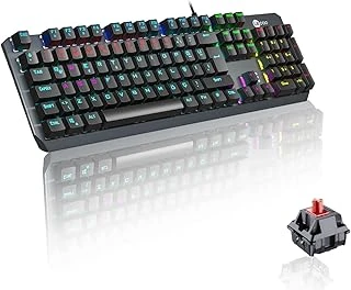 Lecoo Gk301 Usb Kablolu Red Switch Mekanik Klavyesi - Makro Tuş Atamalı, Rgb Led Aydınlatmalı, Qwerty Türkçe Tuş Dizilimi, Türkçe Q Klavye Metalik Gri ürün görseli 1