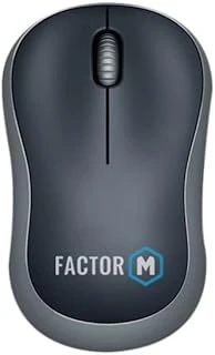Factor M M1 Süper Sessiz Kompact Kablosuz Mouse Siyah ürün görseli 1