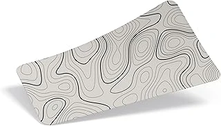Minesk 90X40 Cm Xxl Mouse Pad [High Density Hybrid Kumaş] [Kaymaz Taban] [Yüksek Çözünürlüklü Baskı] Altlığı Mousepad (Açık Gri İzohips, 90X40) ürün görseli 1