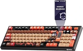 Akko 5098B 1.47 '' Tft Lcd Ekranlı Kablosuz Klavye Wasteland Survival Mekanik Klavye Kaydırma Tekerleği Ile Çalışırken Değiştirilebilir Oyun Klavyesi Numberpad Rgb Conta Klavye Piyano Ön Lubed ürün görseli 1