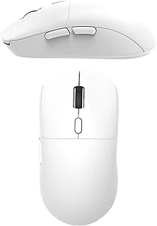 Coverzone Kablosuz Mouse 12800 Dpi 3 Modlu Bluetooth 2.4G Usb Kablolu 1000Hz Raporlama Hızı 67G Hafif 6 Tuş 300Mah Şarjlı Ofis Mouse | Ajazz Nj07 (Beyaz - Nj07) ürün görseli 1