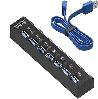 Daytona A5258 7 Portlu Usb 3.0 Hub Anahtarlı Çoklayıcı Çoğaltıcı Switch ürün görseli 1