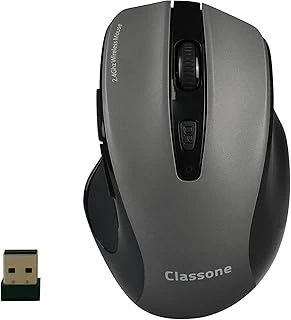 Classone Wl600 Serisi Kablosuz Mouse, Siyah/Gri ürün görseli 1