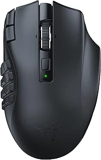 Naga V2 Hyperspeed - Ergonomik Kablosuz Mmo Oyun Faresi (19 Programlanabilir Düğme, Hyperspeed Kablosuz (2,4 Ghz), Bluetooth, 250 Saate Kadar, Focus 30K Optik Sensör) Siyah ürün görseli 1