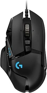 G G502 Hero Lightsync 25.600 Dpi Yüksek Performanslı Kablolu Siyah Mouse - 910-005471 ürün görseli 1