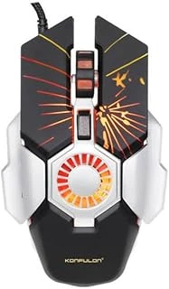 Coverzone Konfulon Rgb Işıklı Mouse 11 Renk Rgb Işık Seçeneği 1.5 Metre Kablolu Pixart Chipset Sensor G16 ürün görseli 1