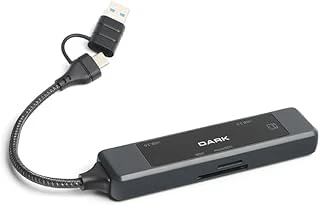 Dark Usb-C&A To 5 Port Usb 2.0&3.0 Mb Ethernet Hub (Dk-Ac-Usb350L) ürün görseli 1