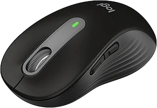 Signature M650 Kablosuz Mouse, Büyük Boy Sağ El Için, Sessiz, 4000 Dpi, Bluetooth, Logi Bolt Usb Alıcı, 24 Ay Pil Ömrü, Siyah ürün görseli 1