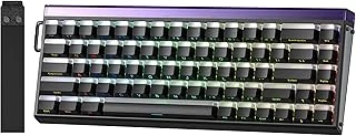 Aula Hero 68 He Manyetik Klavye Rapid Trigger Jade King Switch 8000Hz Rgb Neon Tkl Swap Klavyesi Siyah ürün görseli 1