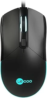 Lecoo Ms120 Usb Kablolu 2400Dpi 4 Tuşlu Rgb Led Aydınlatmalı Optik Optik Mouse Siyah ürün görseli 1