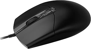 Coverzone Kablolu Ofis Mouse 1000 Dpi Optik Sensör 78G Hafif Ergonomik Tasarım Sessiz Tıklama Usb Bağlantı Abs Gövde Dayanıklı Bilgisayar Laptop Uyumlu Siyah | Ajazz Nj01 ürün görseli 1