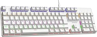 Everest Kb-Mekanik 1 Lumos Usb Rainbow Aydınlatmalı Full Anti-Ghosting Mekanik Klavye (Beyaz (Blue Switch)) ürün görseli 1