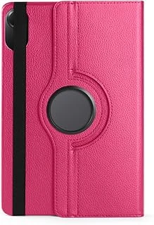 Zore Ile Uyumlu Redmi Pad 2 2025 Zore Dönebilen Standlı Kılıf Pembe ürün görseli 1