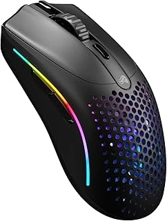 Glorious Model O 2 Mini Kablosuz Siyah Faresi: 57 Gram, 210 Saate Kadar Pil Ömrü, Kablosuz 2.4 Ghz Bluetooth 5.2, 26K Optik Sensör, 80 Milyon Tıklama, 6 Programlanabilir Düğme, ürün görseli 1