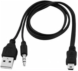 Mini Usb Ses Bombası Kablosu 5 Pin Ses Bombası Kablosu 5 Pin Aux Usb Kablo Mini Usb Stereo Usb Kablo 50 Cm ürün görseli 1