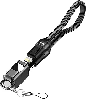 S-Link Armor Cl-020 Kısa Lightning Şarj Kablosu 20Cm, 30W Pd Hızlı Şarj Destekli Type-C To Lightning Örgülü Dayanıklı Kablo, Araç İçi Seyahat Günlük Kullanım İçin Iphone Ipad Uyumlu ürün görseli 1