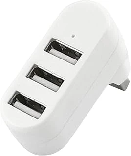 Valkyrie 3 Portlu Usb 2.0 Hub Döner Kafalı Splitter Hub Adaptör Beyaz ürün görseli 1