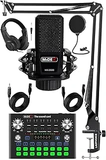 Mx-2020 Compact Set-1 Efektli Ses Kartı Mikrofon Stand Seti (Pc Telefon) ürün görseli 1