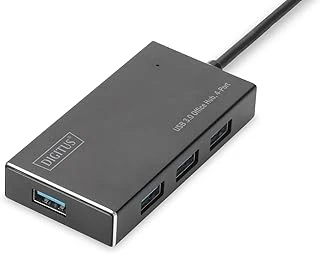 Digitus Da-70240 Usb 3.0 4 Port Usb Çoklayıcı Mat Siyah ürün görseli 1