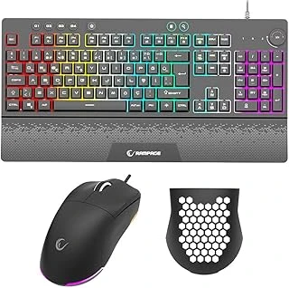 Eclipse Siyah Usb Rgb Aydınlatmalı Q 4 Tuş Makrolu Klavye Mouse Set ürün görseli 1