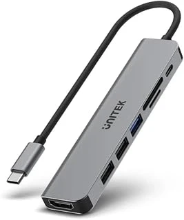 Unitek Type-C 7 Port Usb Hub Dönüştürücü H1118A Çoklu Bağlantı Adaptörü ürün görseli 1