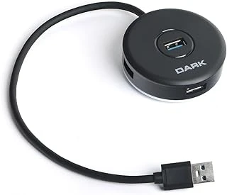 Dark Connect 4 Port Usb 3.0 Usb Hub Siyah ürün görseli 1