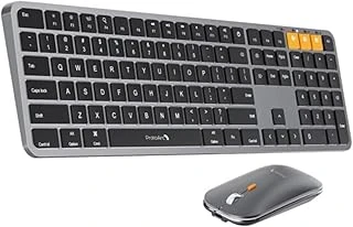 Protoarc Km100-A Bluetooth Sessiz Klavye Mouse Seti Uyumlu Uzay Grisi Cp014528 ürün görseli 1