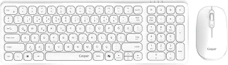 D300 Beyaz Kablosuz Klavye Mouse Set ürün görseli 1