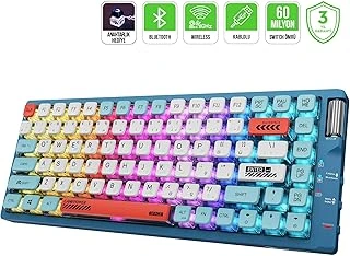 Gamepower Sense Tkl Rgb Wireless/Bluetooth/Kablolu Mekanik Red Switch Klavye - 3 Yıl Garantil ürün görseli 1