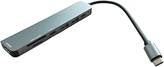 7'Si 1 Arada Usb-C Hub – 2X Usb 3.0, 2X Type-C, 2X Sd/Tf Kart Okuyucu, 1X Hdmi – 4K Uhd Görüntü Aktarımı Hızlı Veri Transferi ürün görseli 1