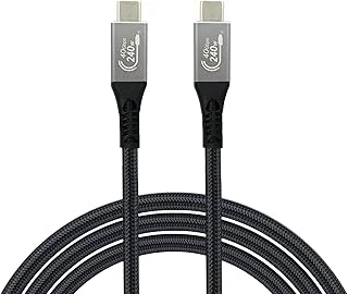 Usb 4 Hızlı Şarj, Data Görüntü Aktarım Kablosu - Type Usb C Thunderbolt 4/3 Uyumlu, Usb 4, 40Gbps Veri Aktarım, 240W Şarj Gücü, 8K 60Hz, 4K 144Hz / 120Hz / 60Hz, Hdr (1 Metre) ürün görseli 1